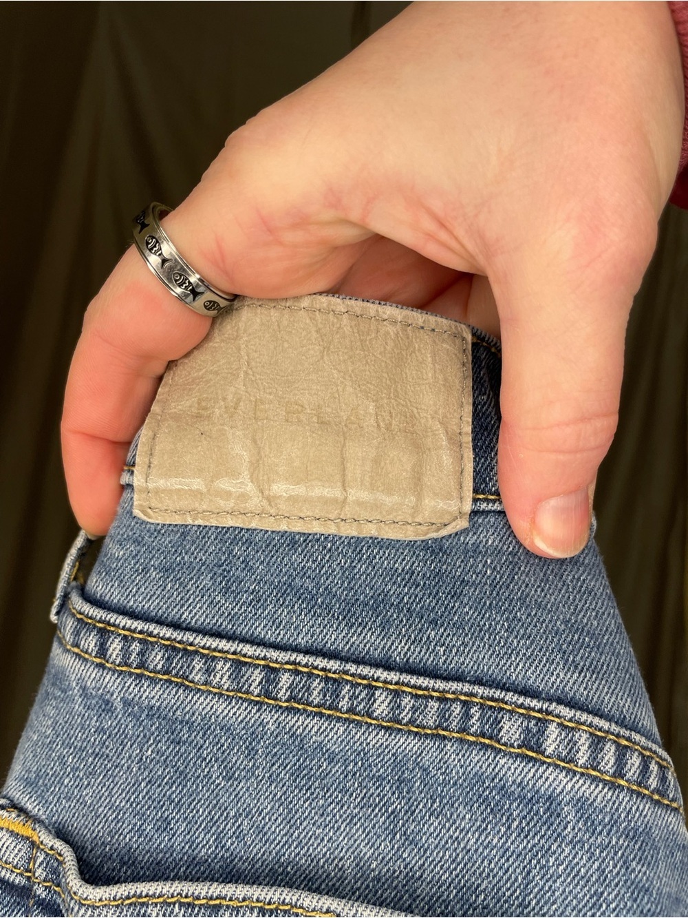 Everlane Classic Blue Straight Original Cheeky Jeans - Picture 6 of 10